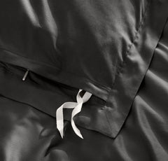 Percale Hemmed Duvet Set - Night
