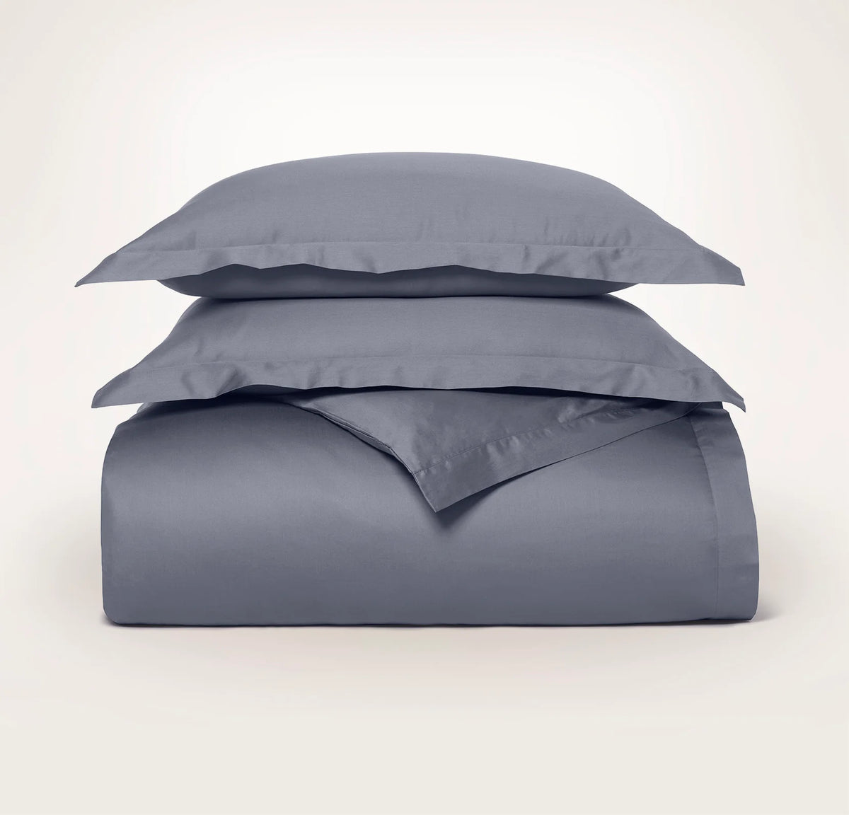 Signature Hemmed Duvet Set - Mineral