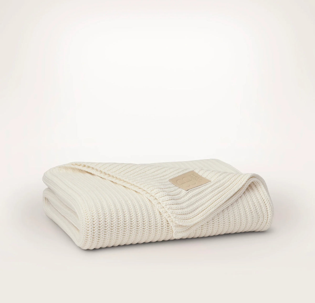 Sunday Knit Throw Blanket - Cream