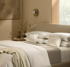 Threadmark Pillow Cover (Petite Lumbar) - Soft White/Melange Natural