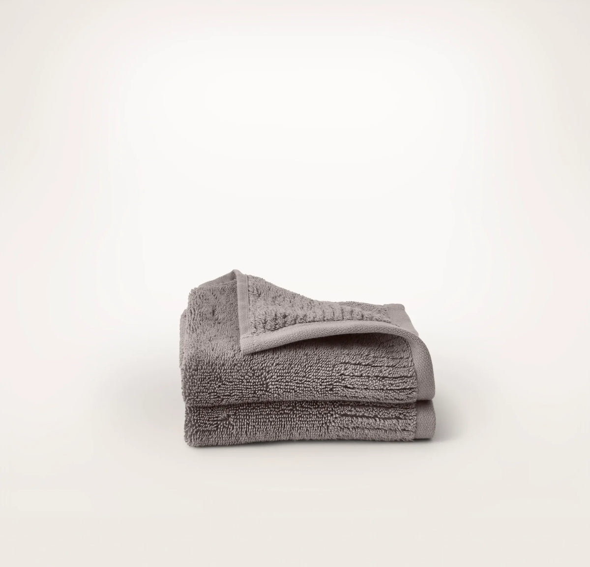 Turkish Ultra Plush Washcloths (Pair) - Stone