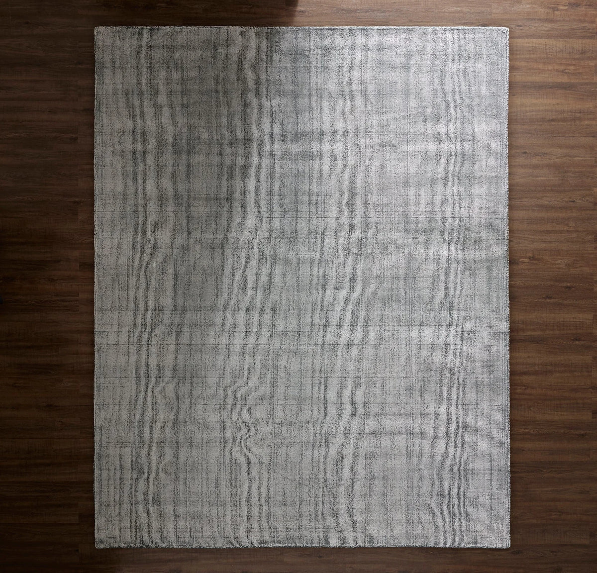 Two-Tone Ribbed Rug - Bluestone/Shore