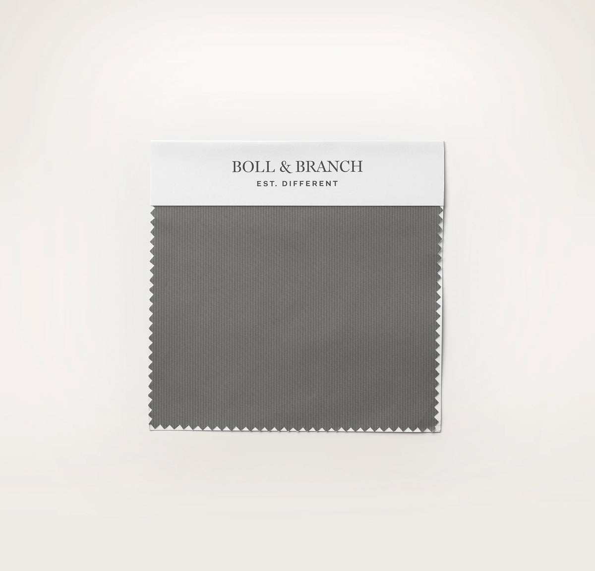 Signature Hemmed Fabric Swatch - Stone Textured Stripe