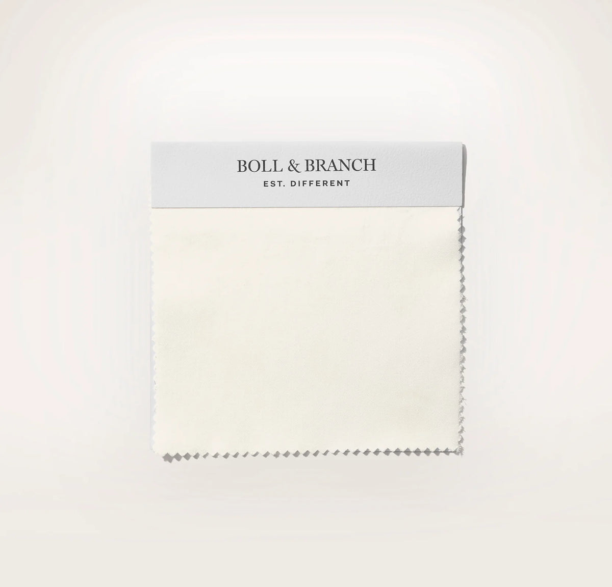 Percale Vintage Washed Fabric Swatch - Vintage Cream