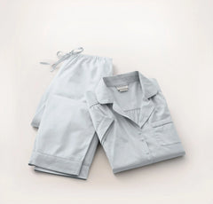 Signature Short Sleeve & Pants Pajama Set - Sky