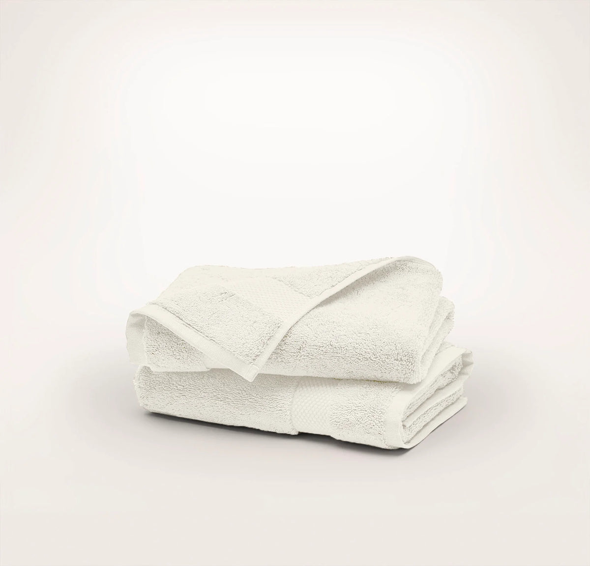 Plush Hand Towels (Pair) - Cream