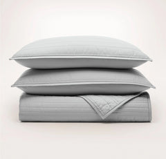Signature Stripe Quilt Set - Shore