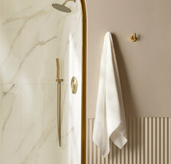 Plush Bath Towel - White