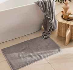 Turkish Ultra Plush Bath Mat - Stone