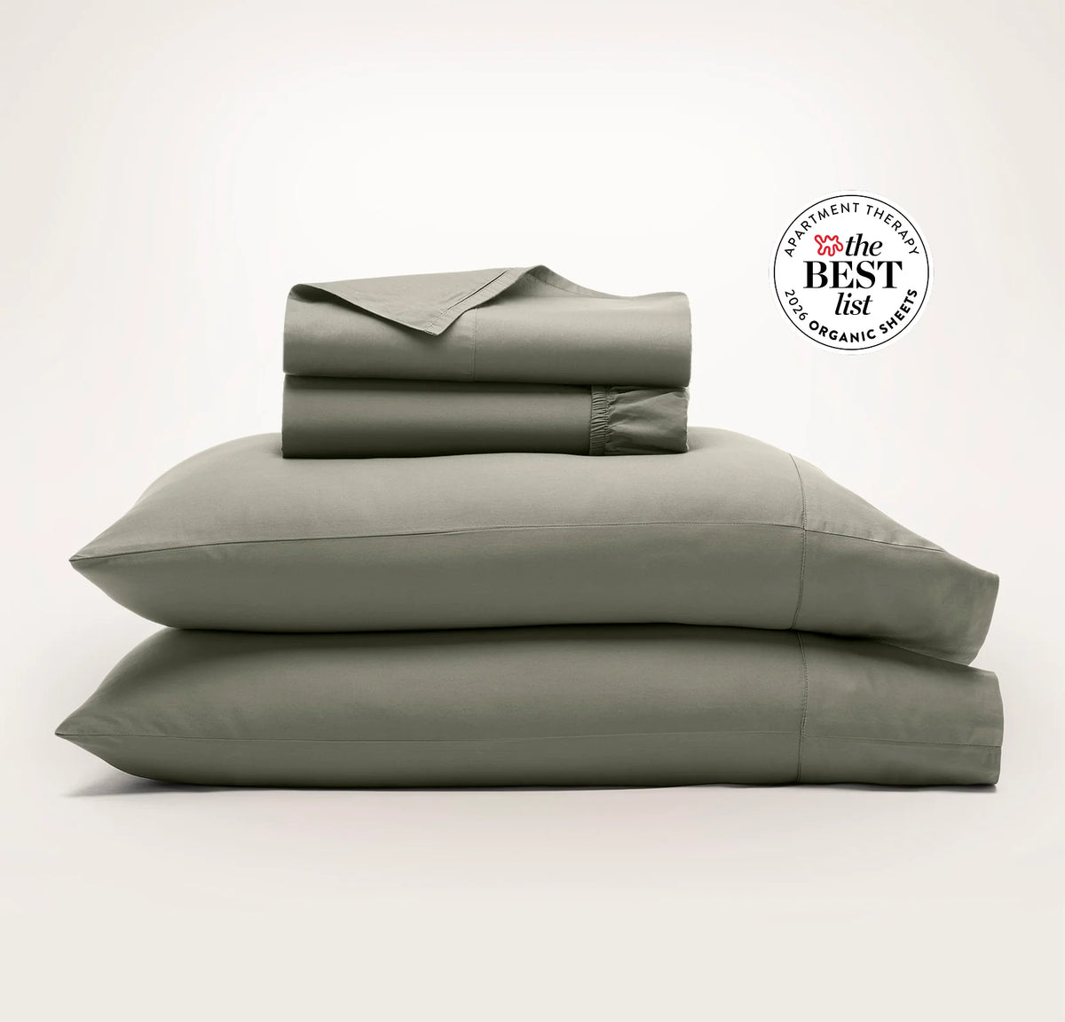 Percale Hemmed Sheet Set - Juniper