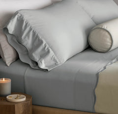 Signature Embellished Sheet Set - Shore/Shore Curved Edge