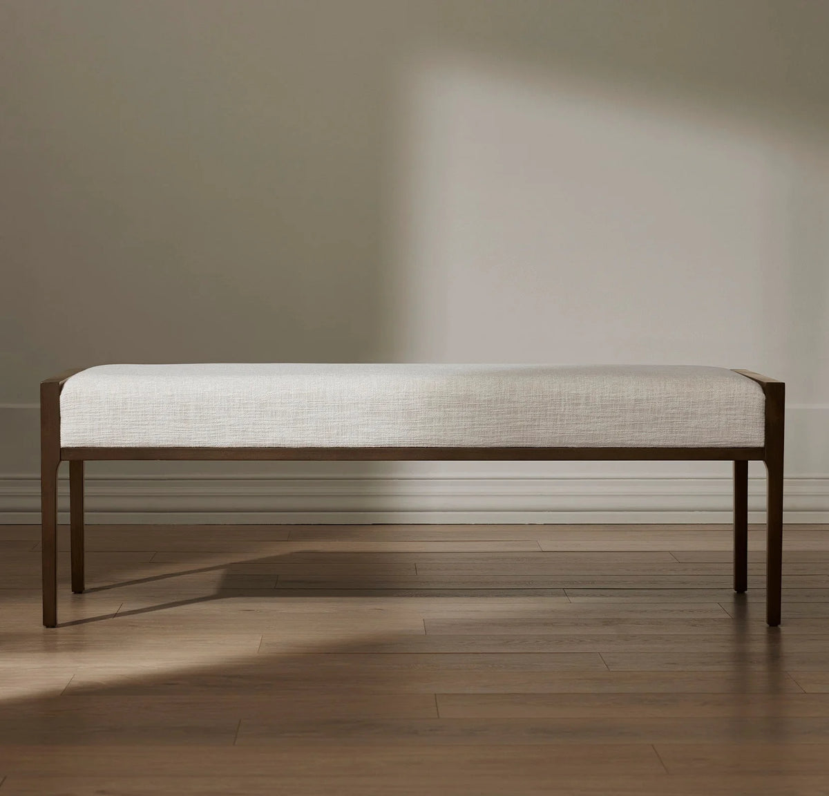 Upholstered Bench - Espresso