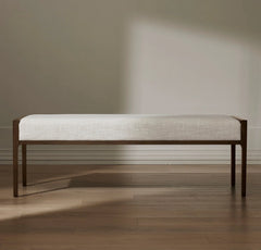 Upholstered Bench - Espresso