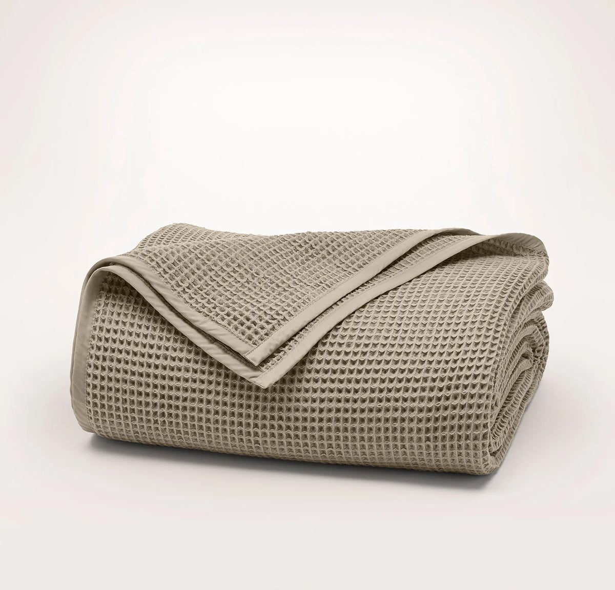 Waffle Bed Blanket - Oak