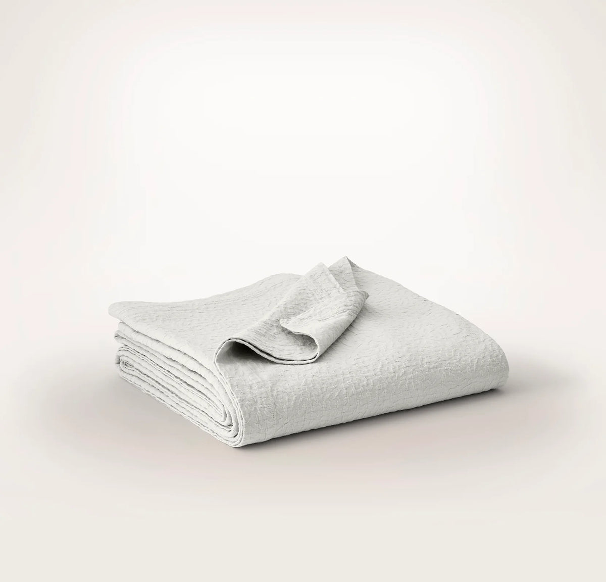 Dappled Vela Classic Coverlet - Mist