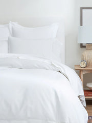 Signature Hemmed Flat Sheet - White