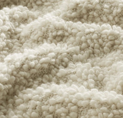 Cozy Boucle Throw Blanket - Cream