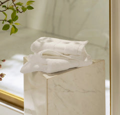 Plush Washcloths (Pair) - White