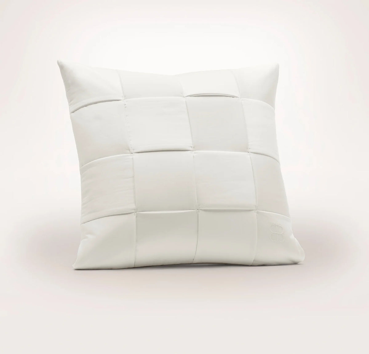 The Woven Icon Pillow Cover (20x20) - White