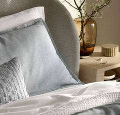 Linen Duvet Set - Melange Shore