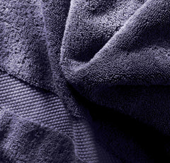 Plush Bath Sheet - Coastal Navy
