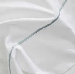 Signature Embellished Sheet Set - White/Shore Embroidered