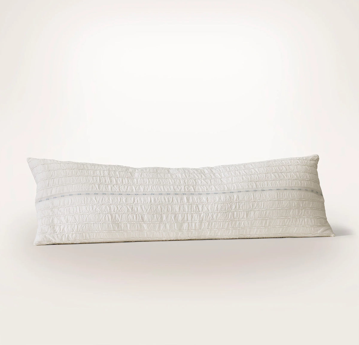 Tideline Pillow Cover (Grand Lumbar) - Cream/Hydrangea