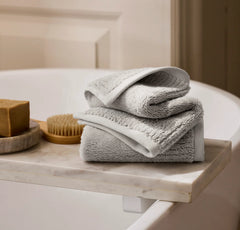 Turkish Ultra Plush Washcloths (Pair) - Pewter