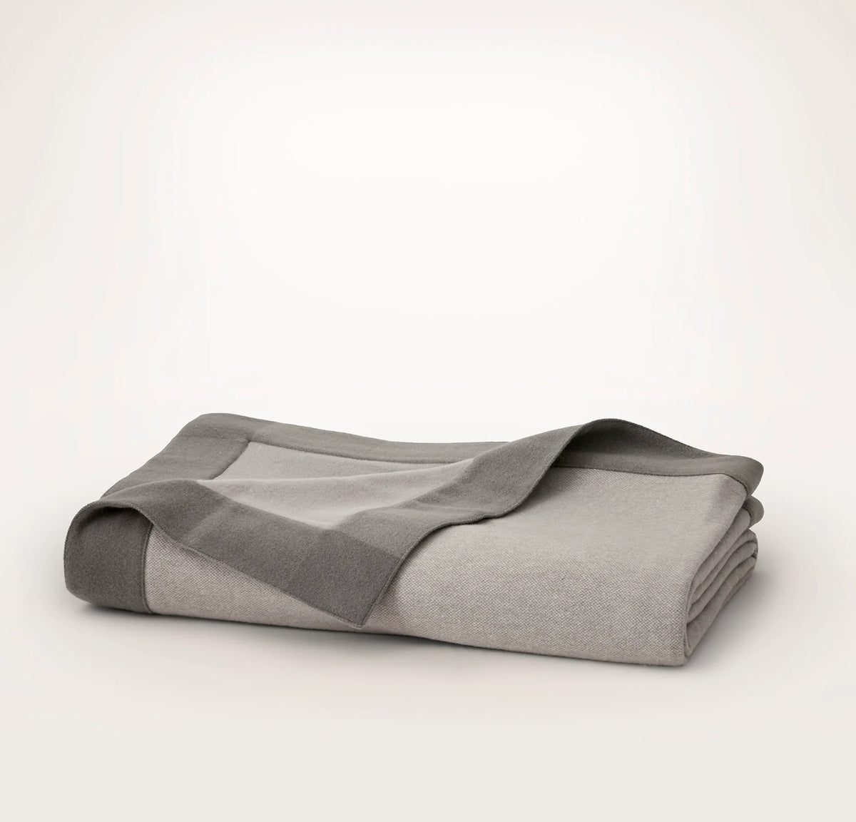 Fine Merino Wool Bed Blanket - Pewter