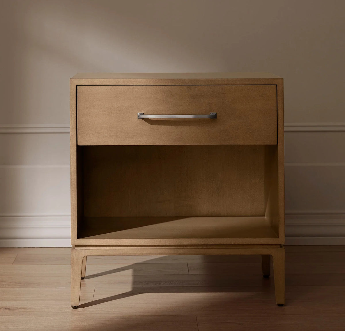 Single Drawer Wood Nightstand - Bluff