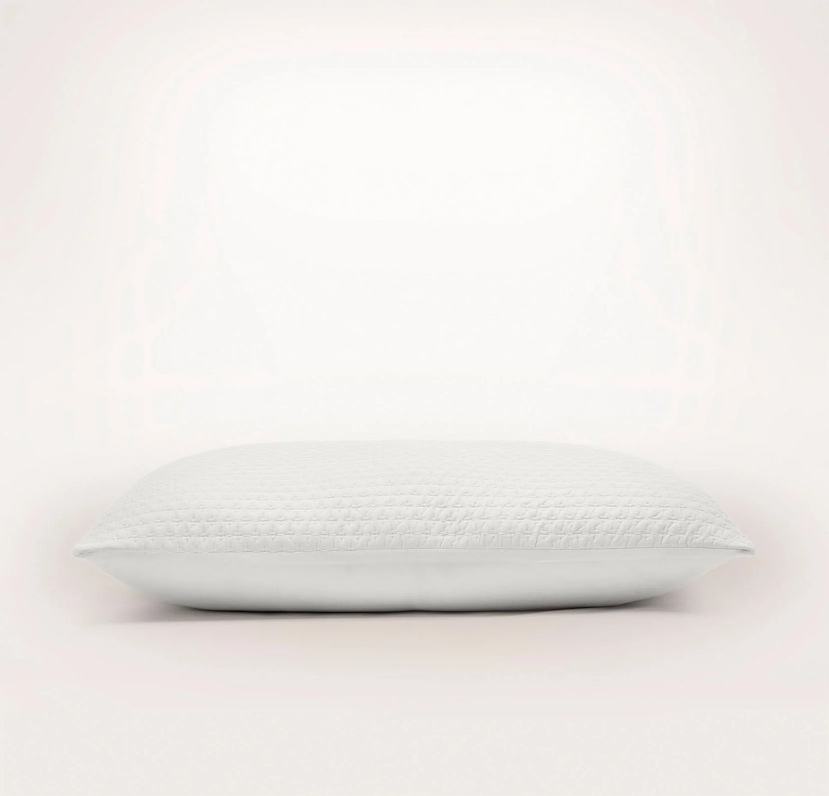 Signature Textured Stitch Quilted Sham - White