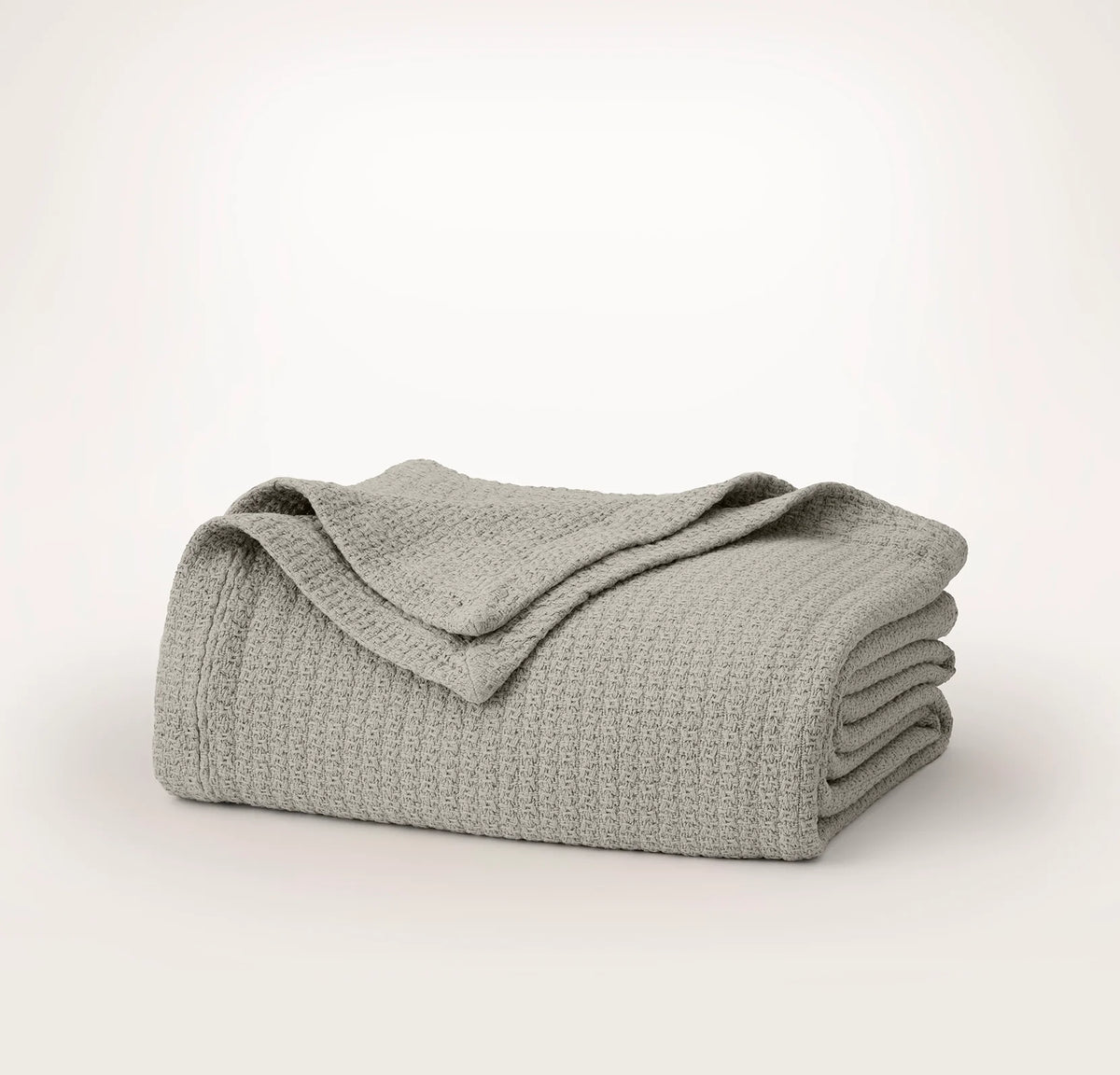 Modern Crochet Bed Blanket - Pewter