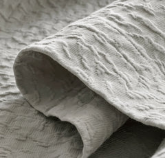 Dappled Vela Classic Coverlet - Mist