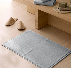 Turkish Ribbed Bath Mat - Shore
