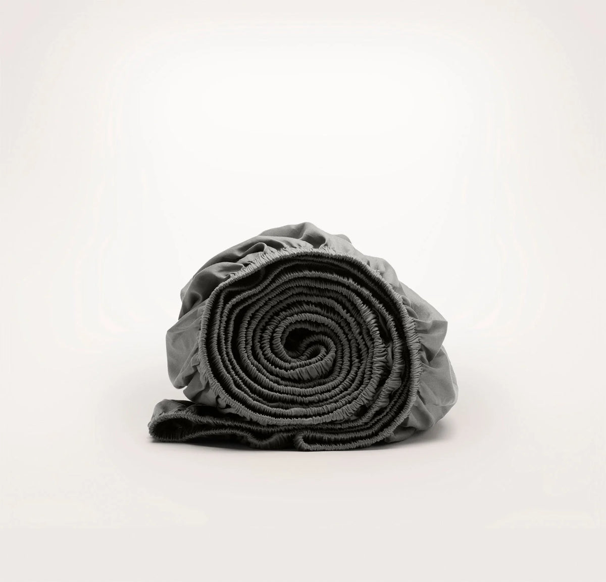 Percale Hemmed Fitted Sheet - Stone