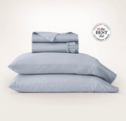 Percale Hemmed Sheet Set - Hydrangea