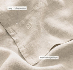 Linen Sheet Set - Melange Natural