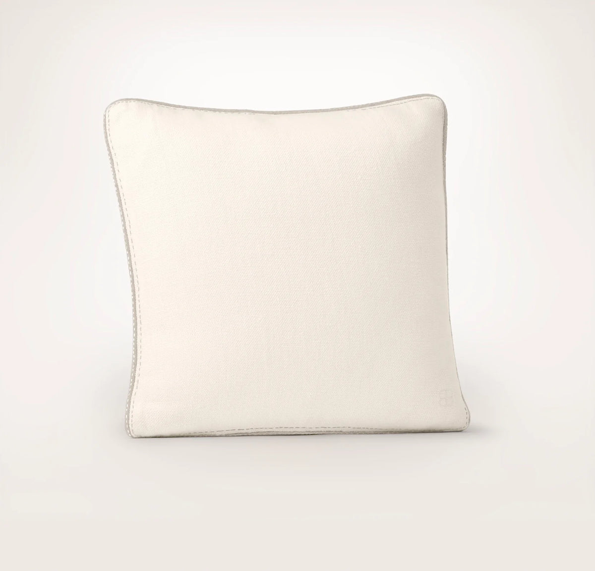 Threadmark Pillow Cover (22x22) - Soft White/Melange Natural