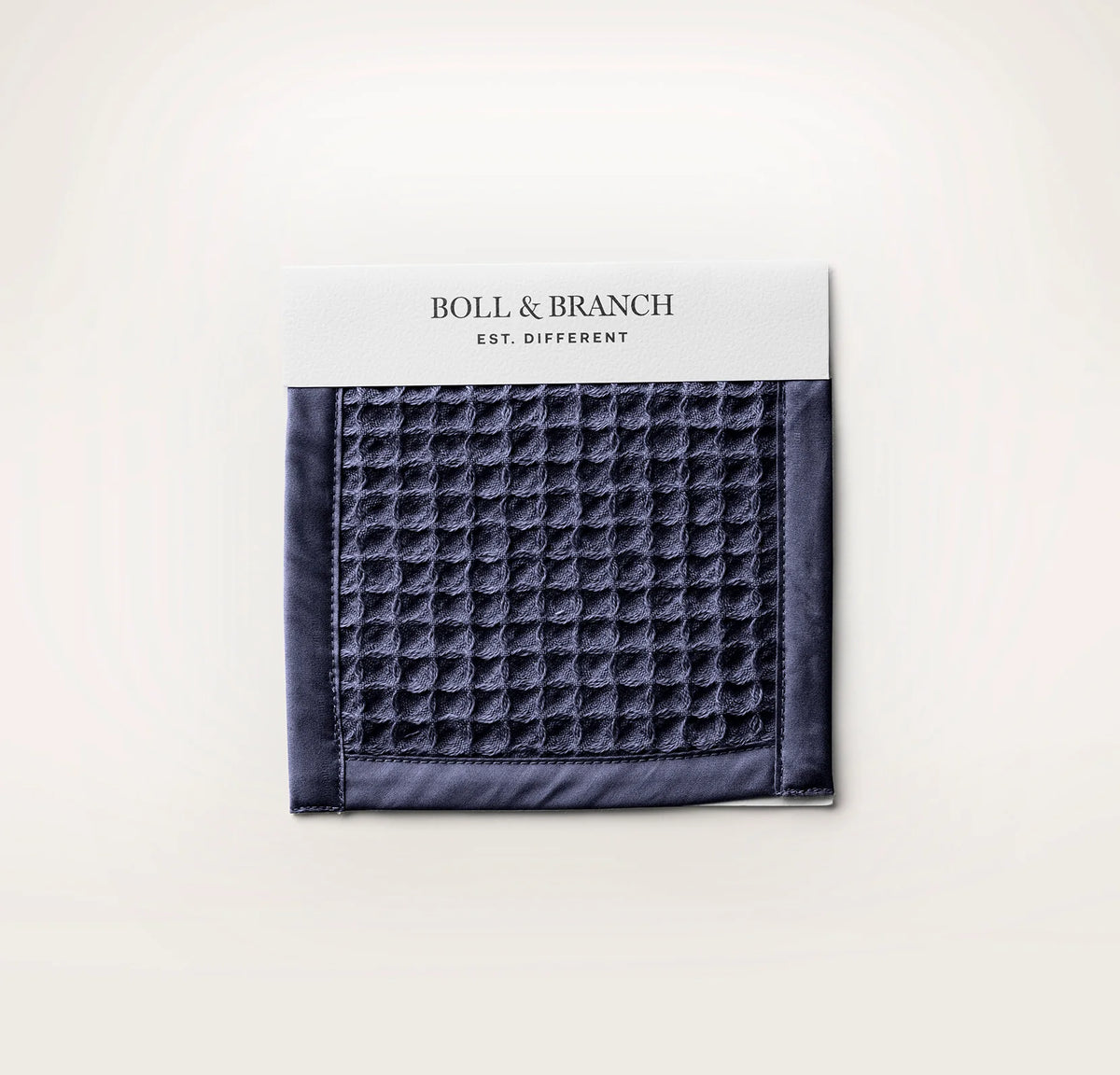 Waffle Fabric Swatch - Coastal Navy
