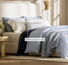 Tideline Pillow Cover (Lumbar) - Shore/Coastal Navy