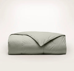 Percale Quilted Down Alternative Comforter - Sageleaf